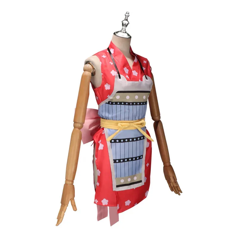 4 pièces Anime Nami Cosplay Fantasia Costume perruque robe adulte femmes hommes déguisement fantaisie tenues femme Halloween carnaval Costume