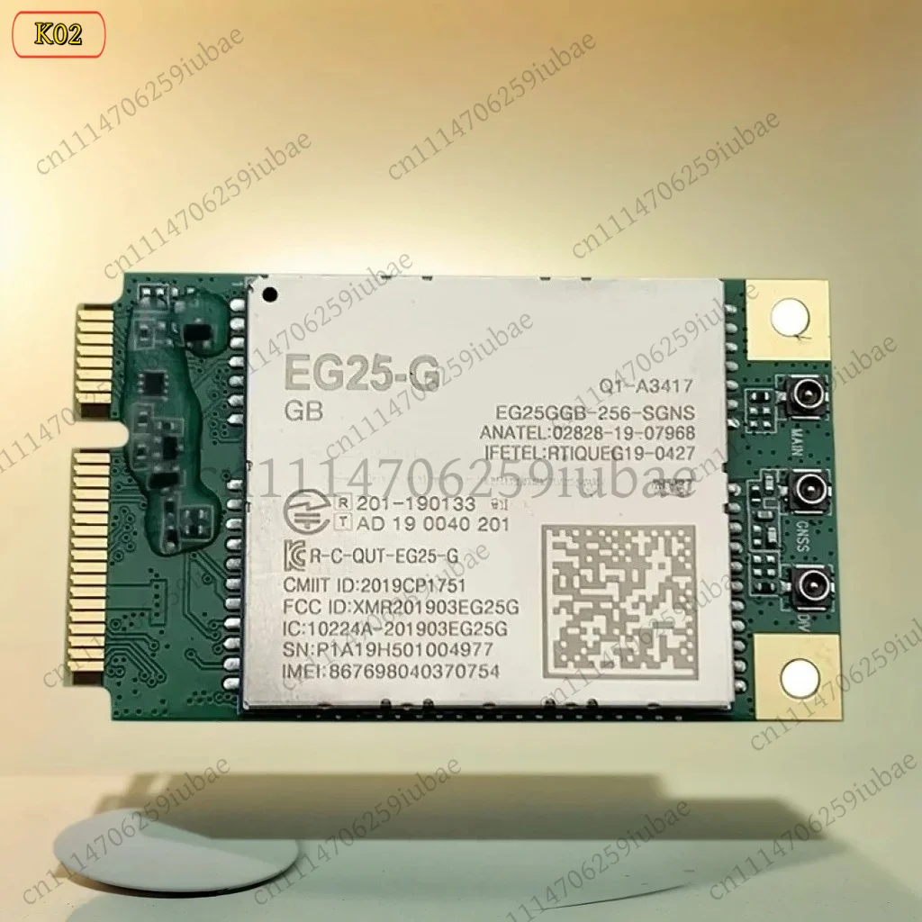 LTE Cat4 Mini PCIe Modem Global Version w/ SIM Slot, 256GGB-256-SGNS, Compatible with EC25-E EC25-EU EC25-AU Modules