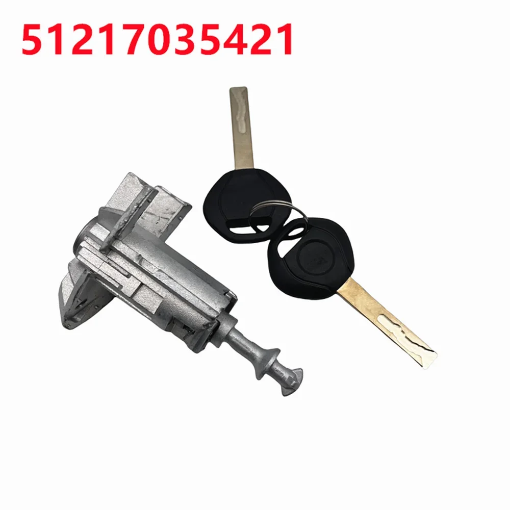 With 2 keys Left Driver Side Door Lock Barrel 51217035421 For BMW E53 X5 2000-2006 X3 E83 2003-2010 5121 7 035 421 Car Part