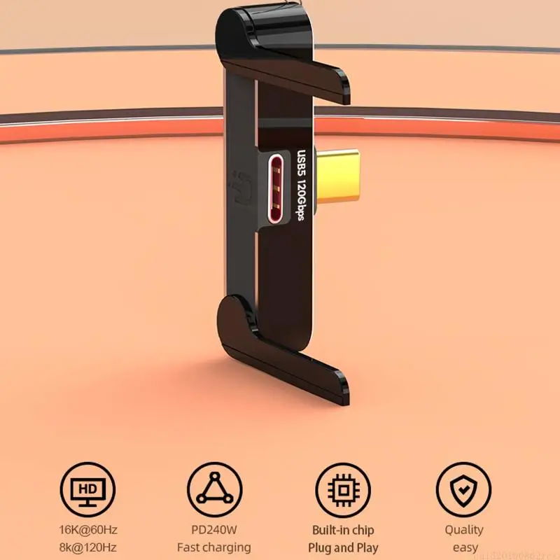 D5BB Smartphone Tablet Accessory 16K Adapter And 240W PD Charging In For Smartphones