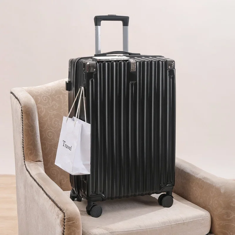 Luggage Boys' Luggage 20-Inch Trolley Case Women 2023 New Password Case 24 Student Durable Leather Case