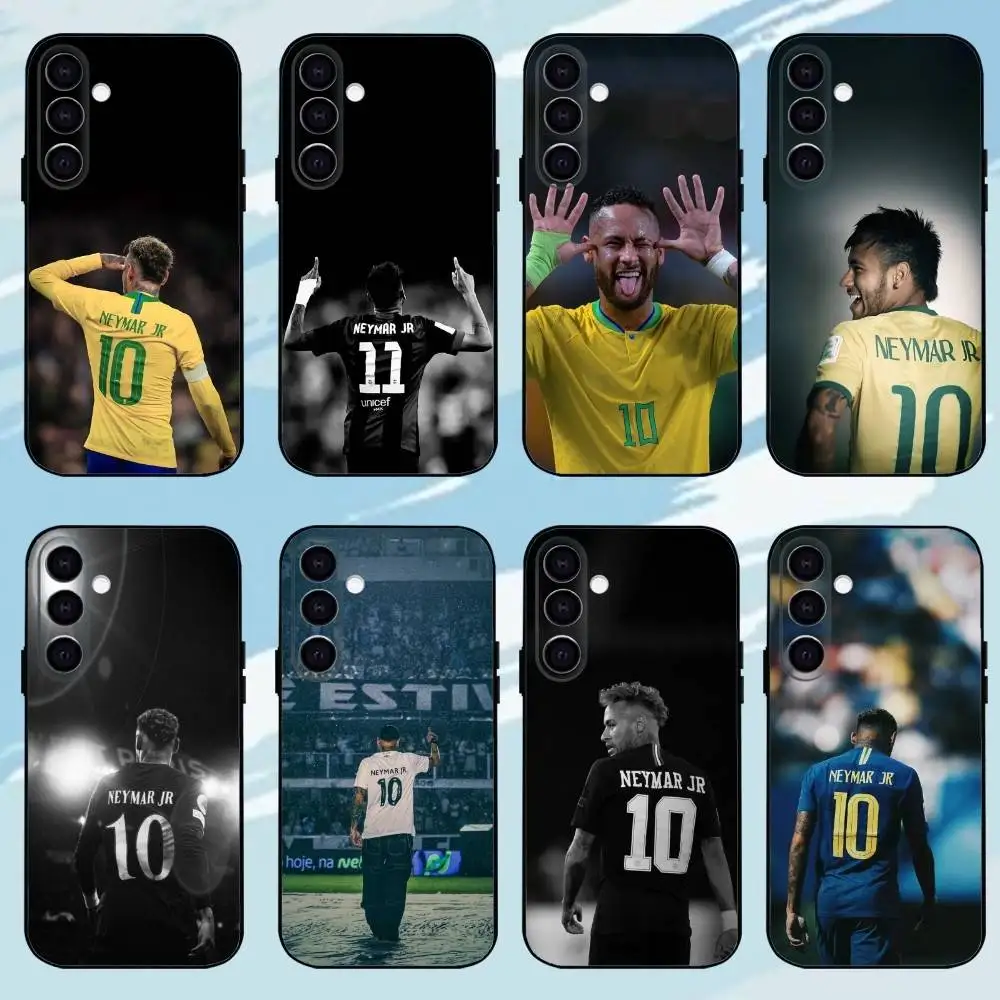 

Football For N-NeYmAR-R 10 Black Shell Phone Case For Samsung Galaxy A73,A72,A71,A70,A53,A52,A51,Others Soft Black Shell