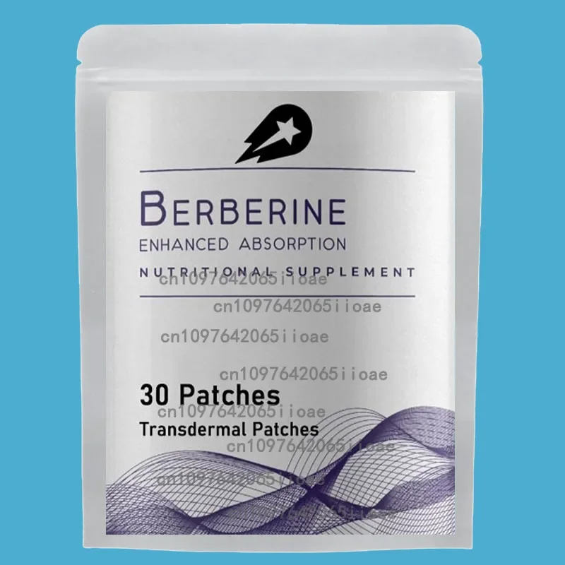 

Berberine Transdermal Patches Immune System, Cardiovascular Heart-30 Patches One Month Supply