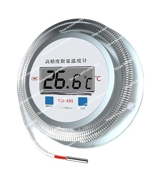

Digital Thermometer with Probe 491 Industrial Water Temperature Measurement Stainless Steel
