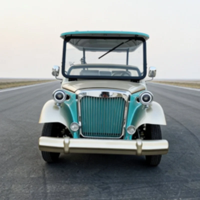 

Electric Classic Car Electric Golf Cart Club Electric Vintage Classic Car Forward/Reverse Tail Lights And Emergency Flashers