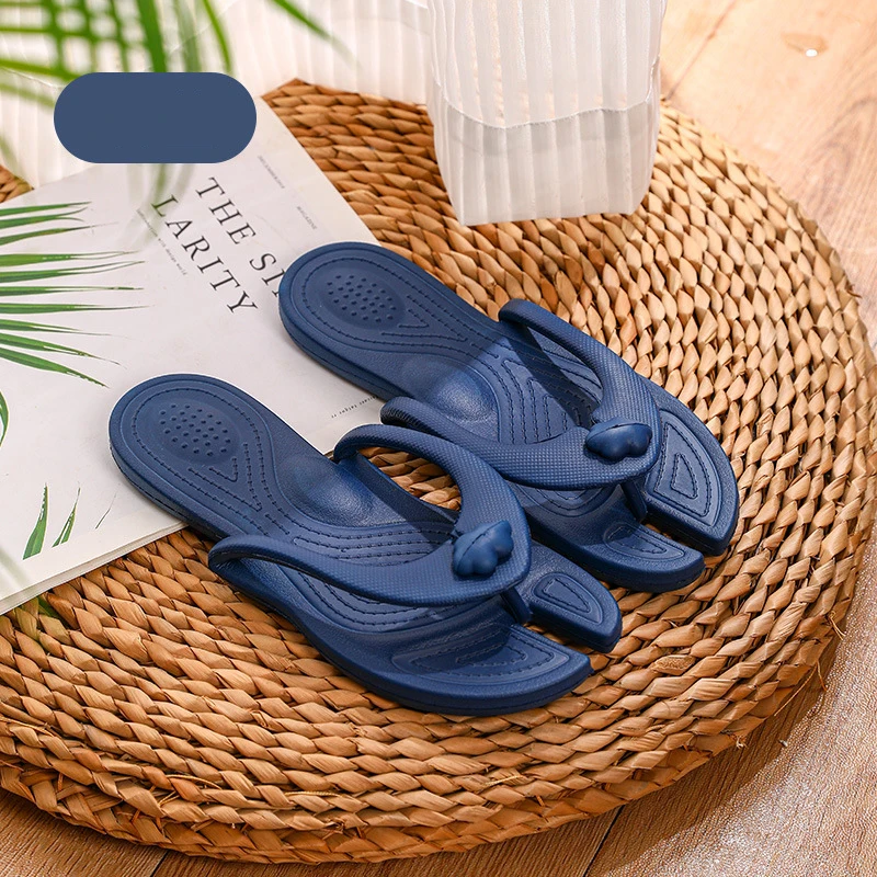 Hot Sale Travel Portable Flip-flops Folding Slippers Indoor And Outdoor Soft-soled Beach Hotel Couple Sandals Woman Man Slides