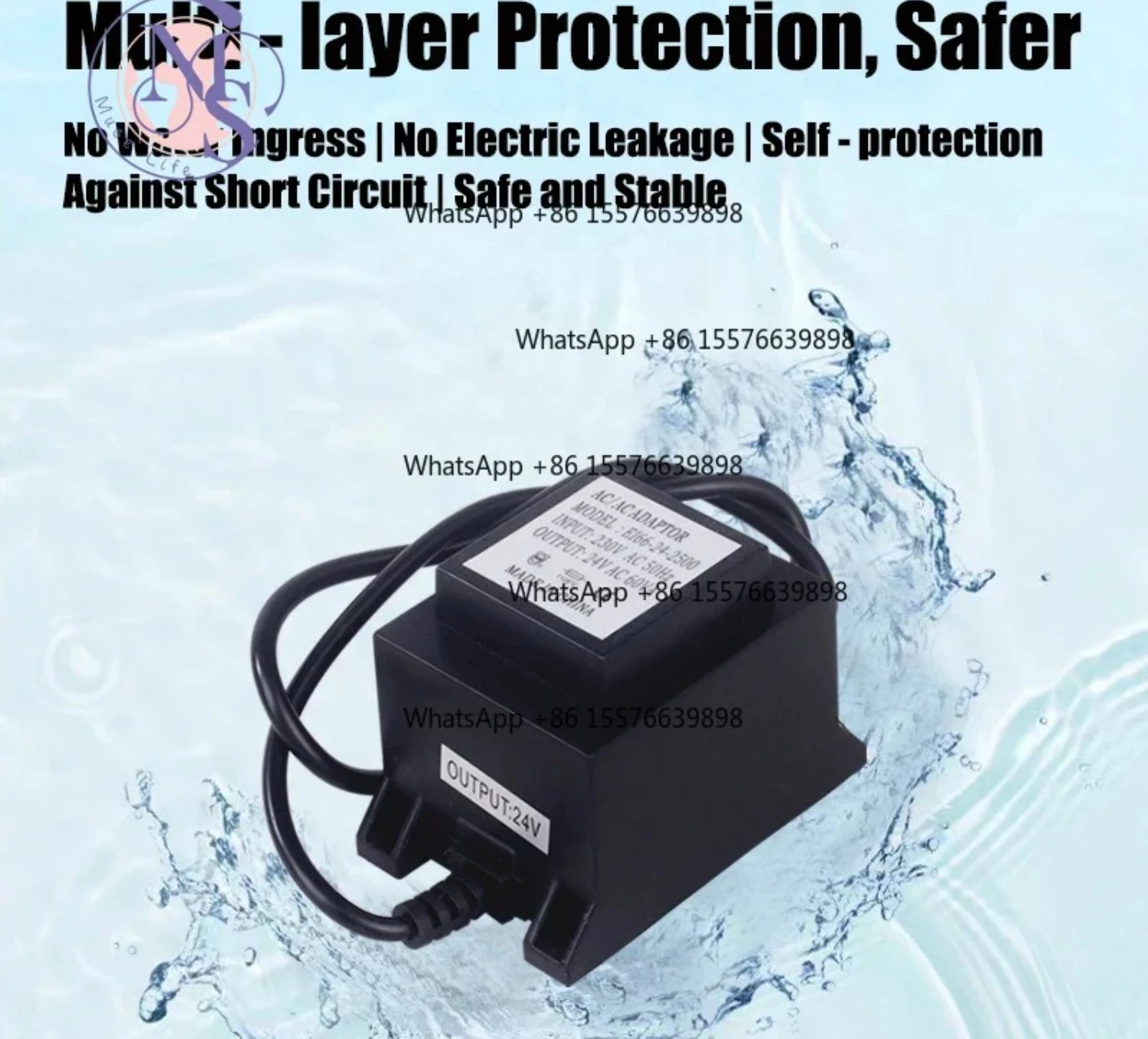 ZOCI-FOR-220V to 12V 24V Waterproof Isolated Transformer Replacement Parts
