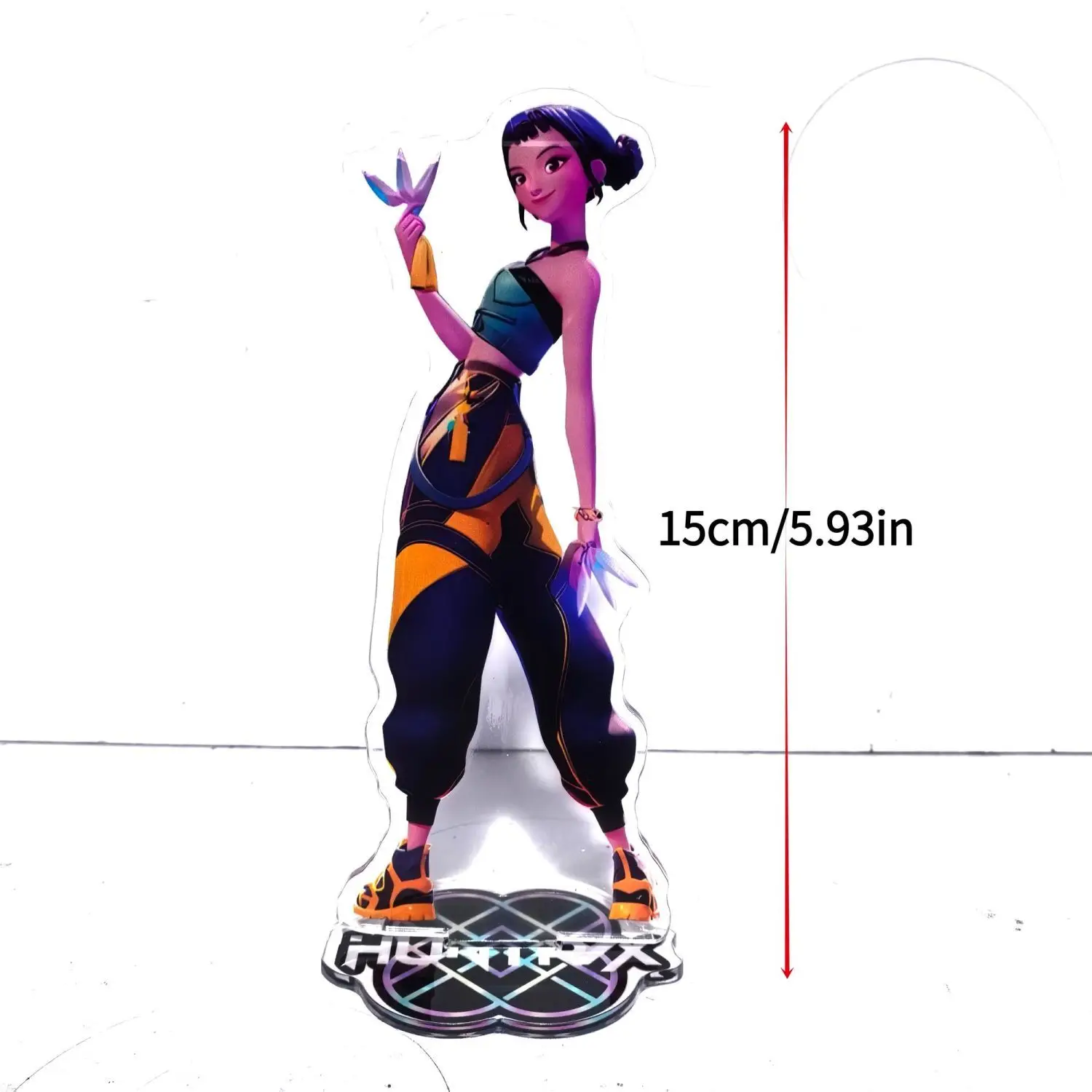 Kpop Demon Hunter Standing Plates Anime Rumi Mira Zoey Acrylic Ornament Kids Fashion Bedroom Model Toys Home Decor Children Gift