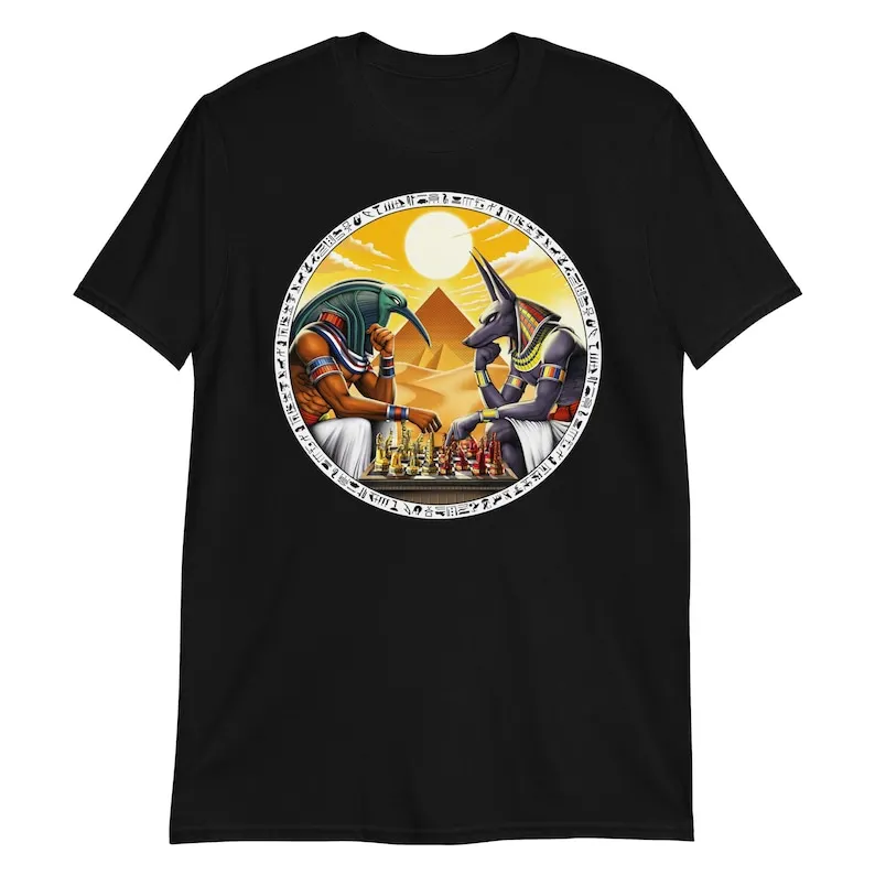Egyptian God Anubis Shirt, Thoth Egyptian Deity T-Shirt, Pyramids Shirt, Egyptian Mythology Clothing, Ancient Egypt Clothes