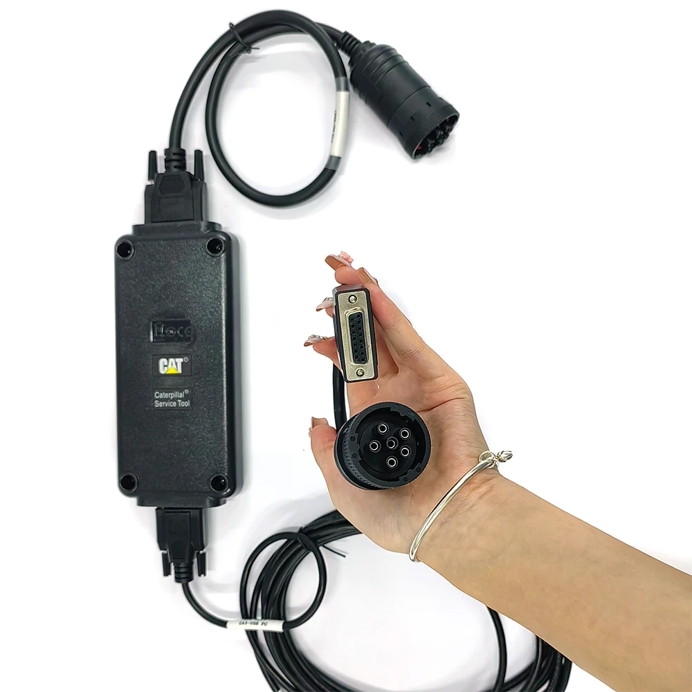 For ET4 478-0235 Adapter III Tester Tool for ET4 Communication Truck Excavator with 9pin+14pin 14 pin Cable Diagnostic Tool