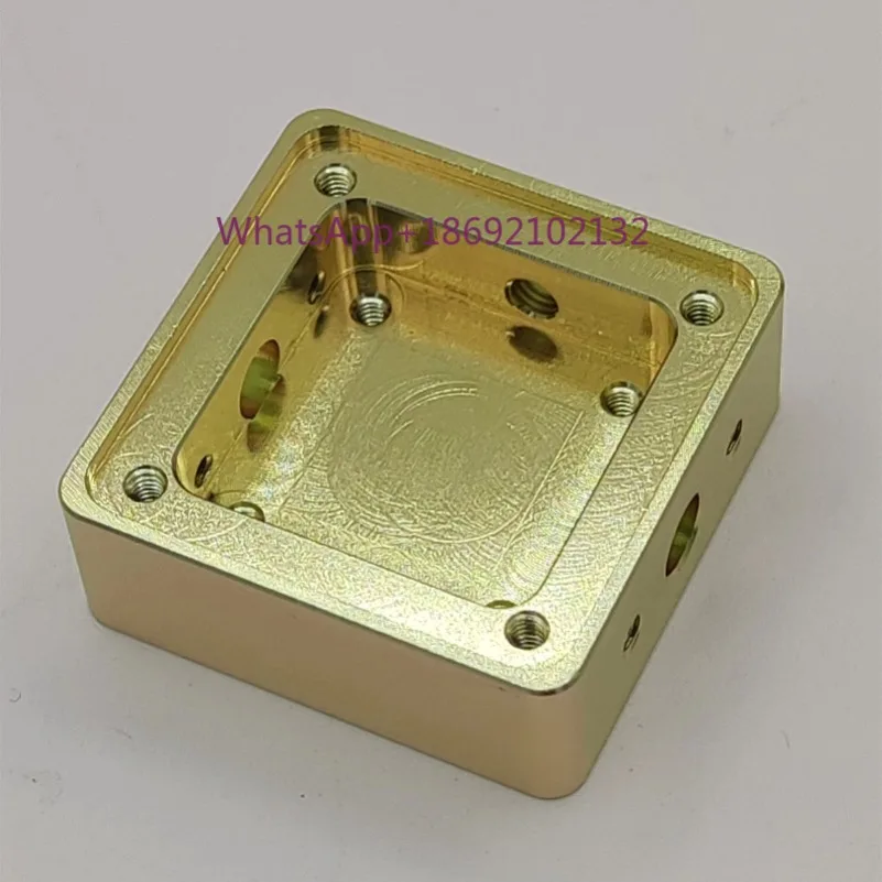Aluminum Shell Length 27mm Wide 27mm High 10mm Radio Frequency Box Electromagnetic Gold Conductive Oxidation