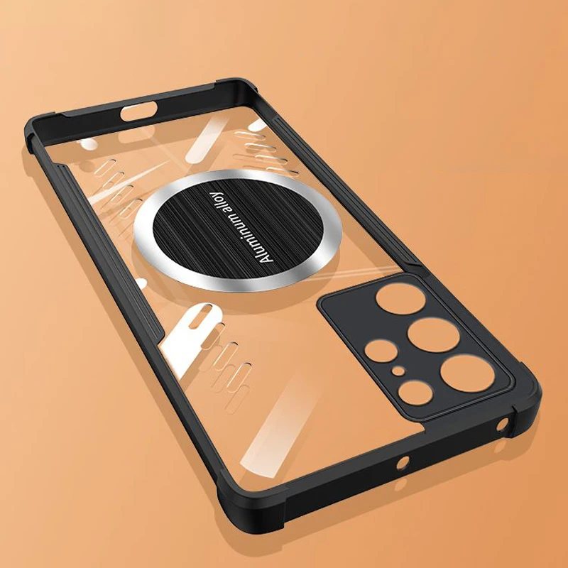 For Galaxy S23 Plus Graphene Vent Hole Case For Samsung S23 Ultra S23+ Heat Dissipation Breathable with Radiator Cooling Fan view 6