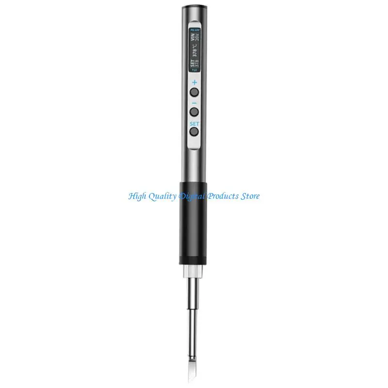 

U2JE Portable Electric Soldering Iron 65W Metal Body Temperature Adjustable 180-450℃ Solder Welding Station Fast Heating