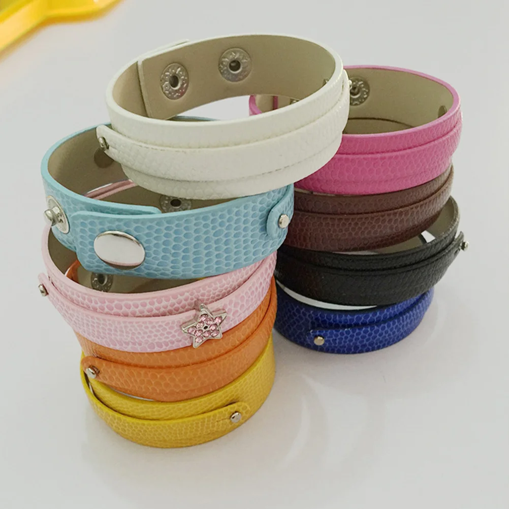 

25 Pcs DIY Accessories Handmade Supplies Wrist Strap Double-Layer Bracelet Band