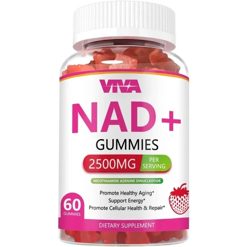 

NAD supplement gummy liposome nicotinamide ribonucleoside resveratrol 900mg, supports cellular health, energy, and DNA