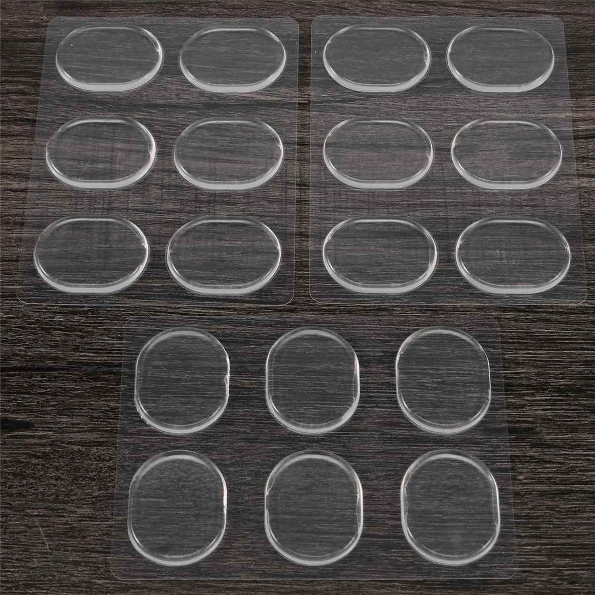 18 Pieces Drum Damper Gel Pads Silicone Drums For Drums Tone Control-Clear