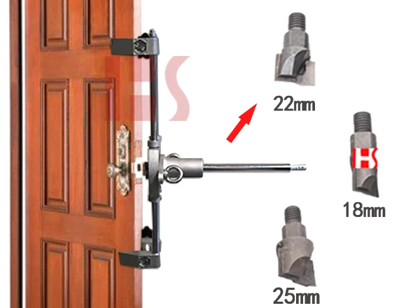 Locksmith Supplies Opening Hole Wood Carving Tool Door Lock Mortising Machine