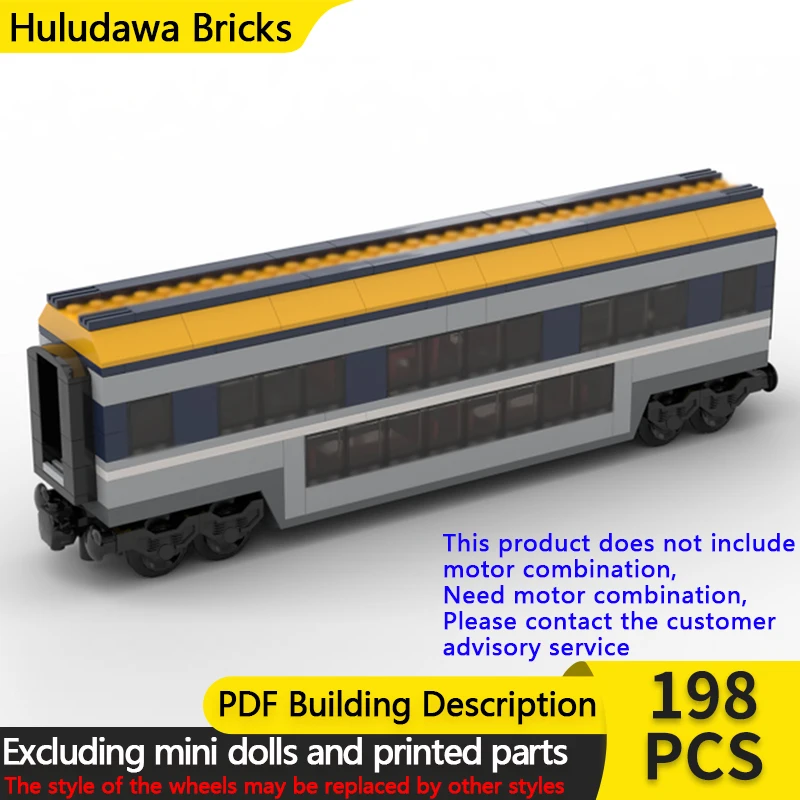 

Модель городской автомобиль MOC, строительные кирпичи, железнодорожный поезд, клубная карета, модульная технология, подарки, праздник, сборка, детские игрушки, костюм