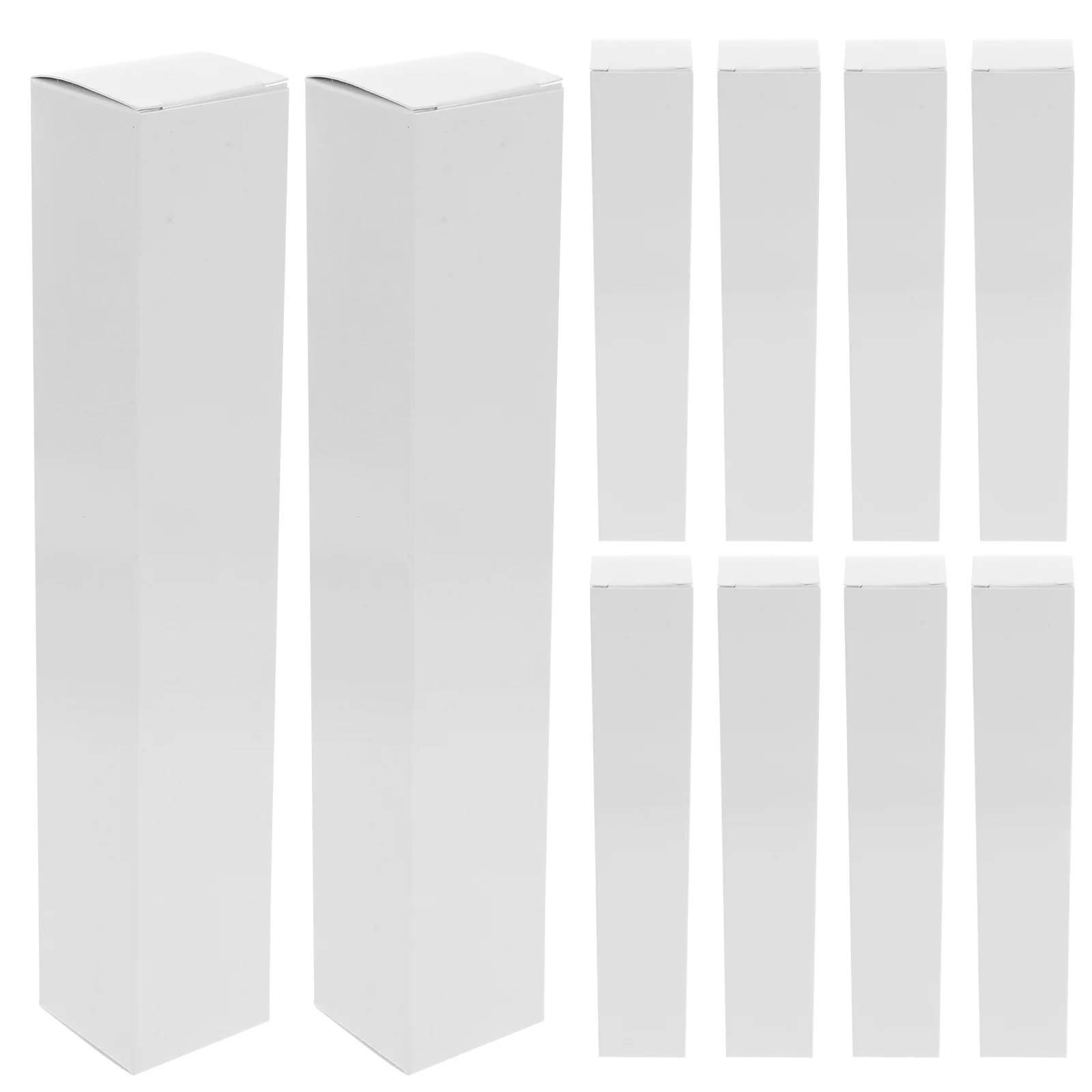 20 قطعة صناديق تخزين مروحة قابلة للطي مادة ورقية لتقوم بها بنفسك سطح فارغ أنيق منظم مروحة صندوق تخزين الزينة العملية