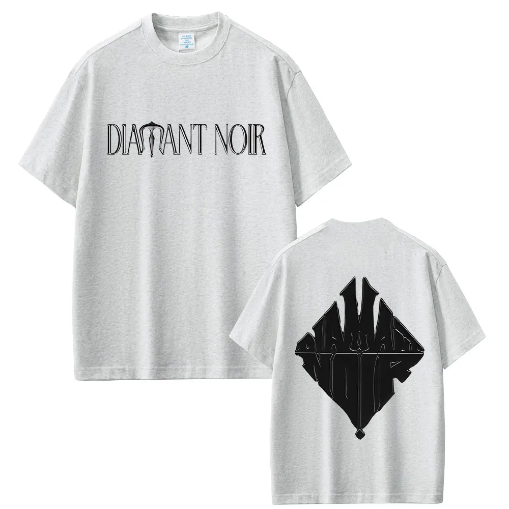 Rapper WeRenoi Diamant Noir Graphic T-shirt Men Women Hip Hop Fashion Pop Music T-shirts  Male Casual Vintage Oversized T Shirt