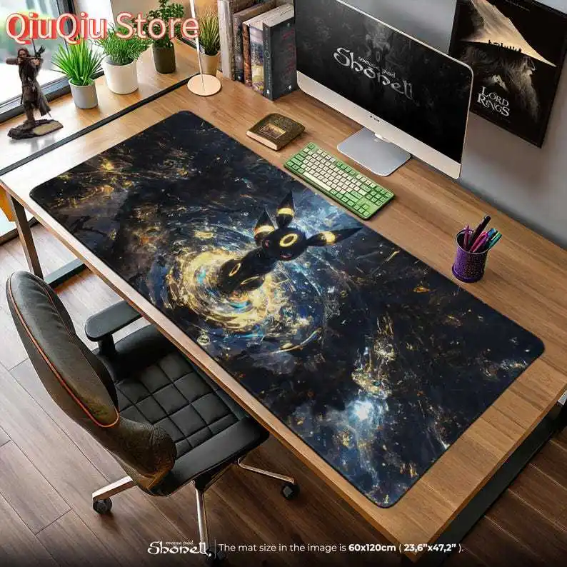 

Umbreon Moonlight Void Mouse Pad – Celestial Dark Pokémon Glow Scene, Umbreon Gaming Desk Mat, Mystical Anime Decor