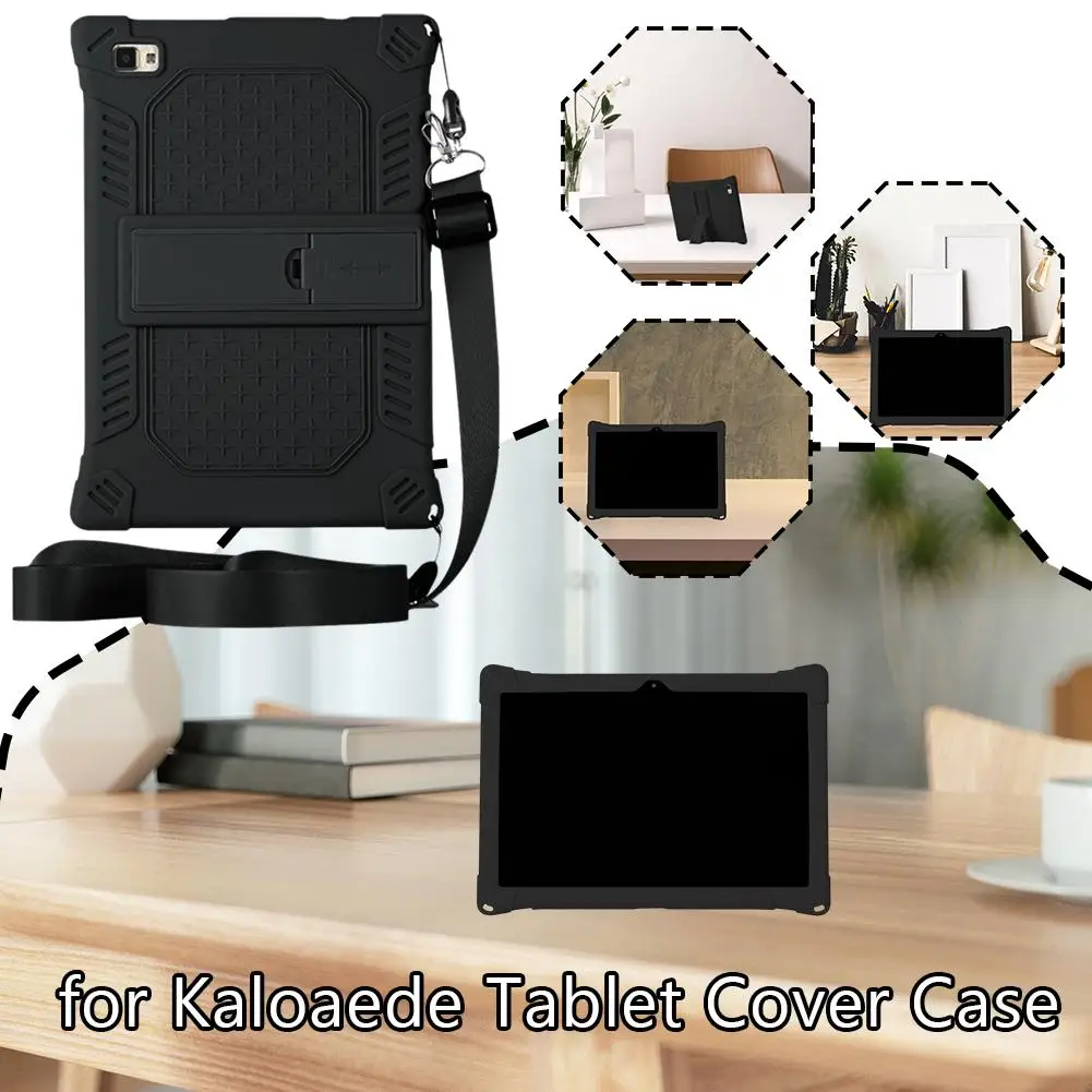 Silicone For Tab7 4g / Tab7 Pro 10.1 Inch With Kickstand Hanging Rope Funda Shockproof Soft Cover J0m3