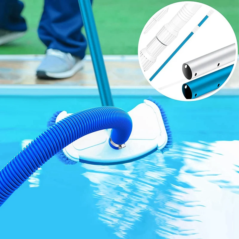 6.3M Swimming Pool Hose Diameter 32 Mm With Hose Clamp ,Swimming Replacement Pipe Pool Cleaner Tool