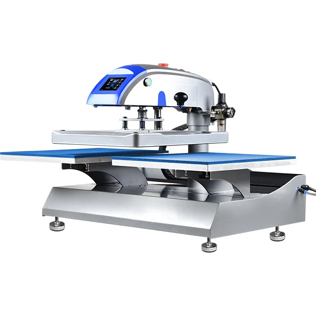 Transferpresse 40x50 Dual Station Heatpress Pneumatic Automatic Open Sublimation Heat Press For T-shirt