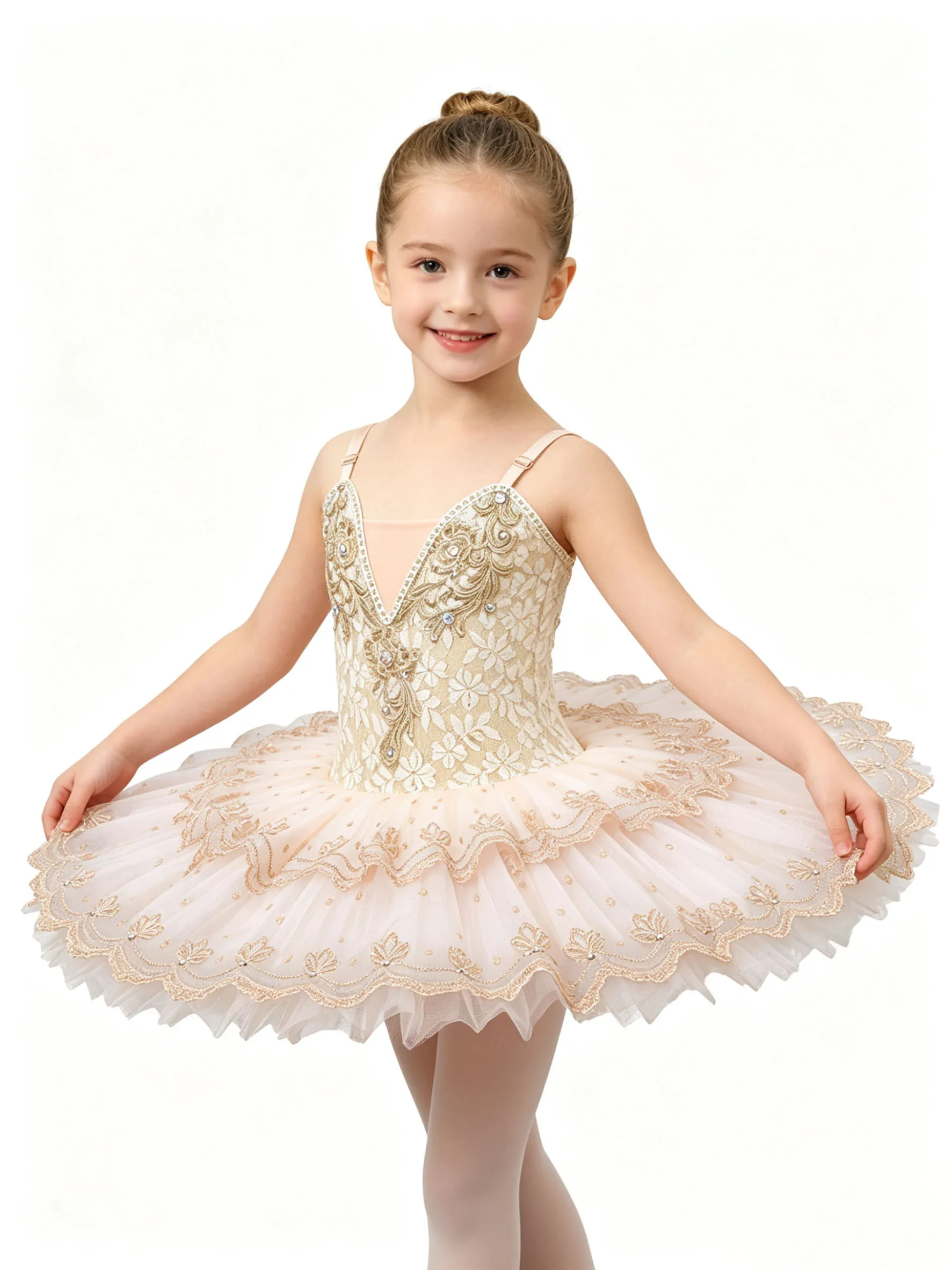 Professional Ballet Dress, Children's Swan Lake Costume, Girls' Flip Sugar Ballet Dress, Girls' Suspender Tutu Dress