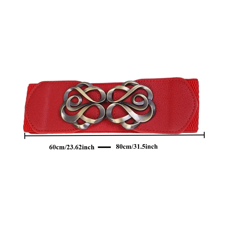 Stylish High-Quality Stretch Women’s Belt Simple and Versatile Black Waist Cincher for Fall/Winter Down Jackets and Coats
