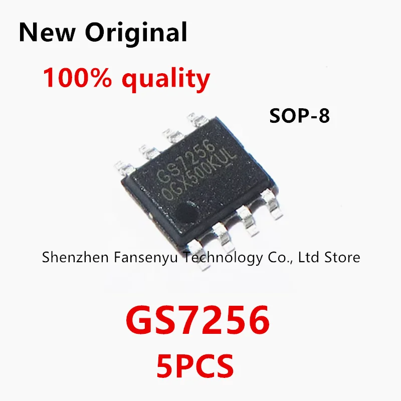 

(5piece) 100% New GS7256 sop-8 Chipset