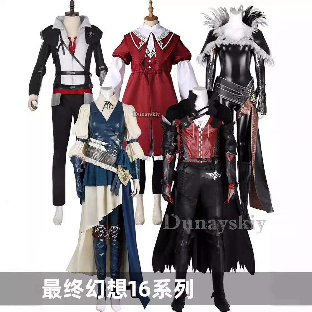 

Final Cosplay Fantasy XVI FF16 Clive Rosfield Cosplay Costume Fighting Suit Adult Men Clive Rosfield High Quality Uniform Set