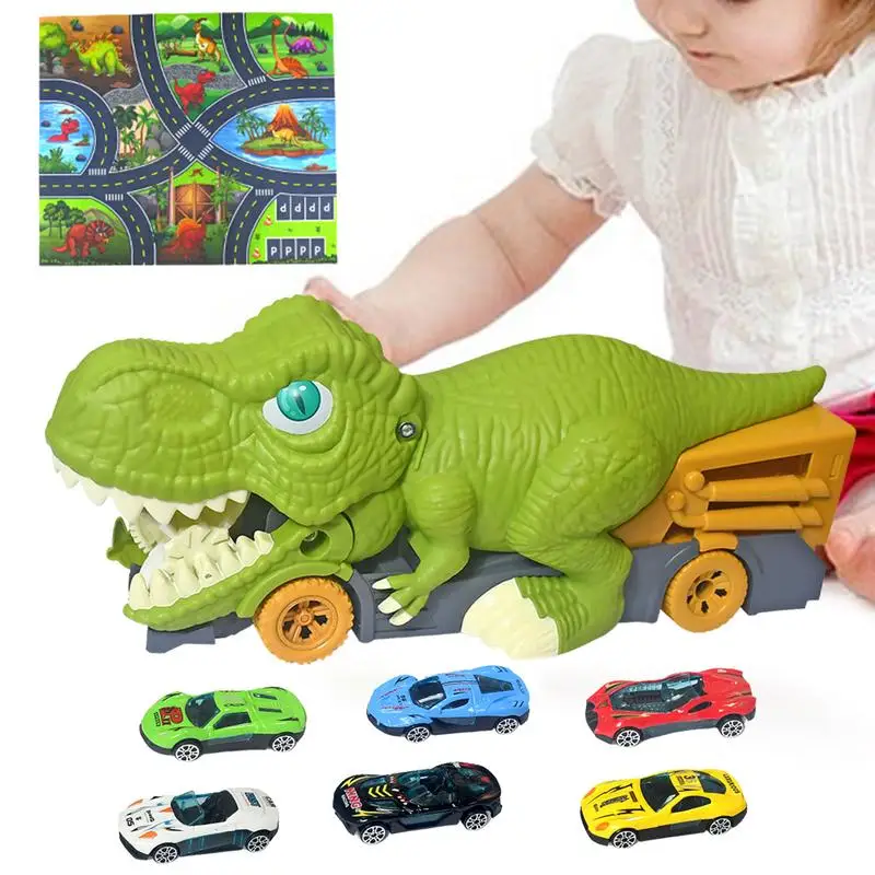 

Dinosaur Truck Dino Toys Engineering Vehicle Model Toy Get Your Child's Attention With Car Swallowing Action Fun And Educational