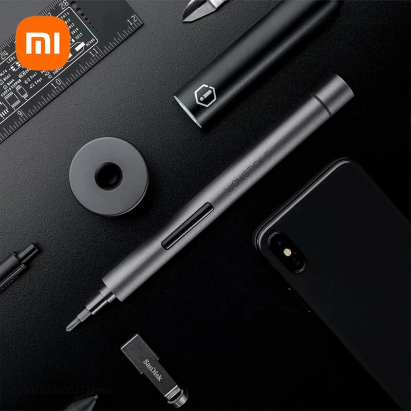 Xiaomi 2023 New Wowstick 1F+ Pro Electric Precision Screwdriver Driver 64 In 1 Plus Cordless Charge LED Light  Power Tools Set