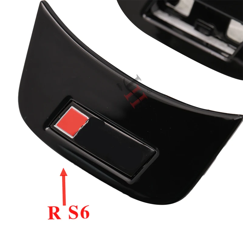 1Pcs Legering Auto Stuurwiel Logo Embleem Sticker Sticker Sticker Sticker Voor Audi Sline Sport A3 A4 A5 Q3 Q5 Rs3 Rs5 S3 S4 S5