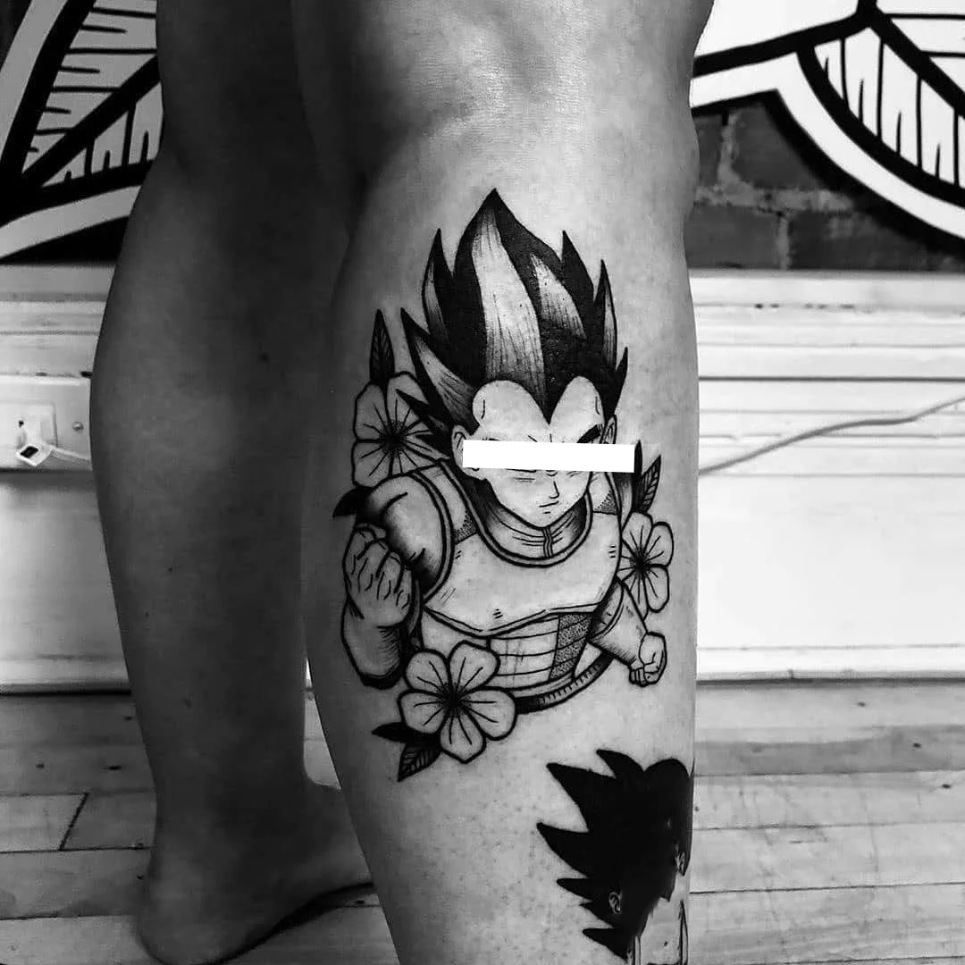 

Anime Black Man Temporary Tattoos Small Size Cartoon Waterproof Fake Tattoo Sticker Body Art Transfer Tattoo for Woman Men Arm