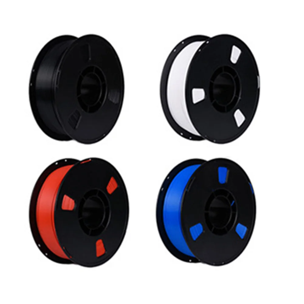 

For PLA Filament For 3D-Printer 1.75mm 1kg Spool Printing 4 Colors Optional Black/White/Red/Blue Parts