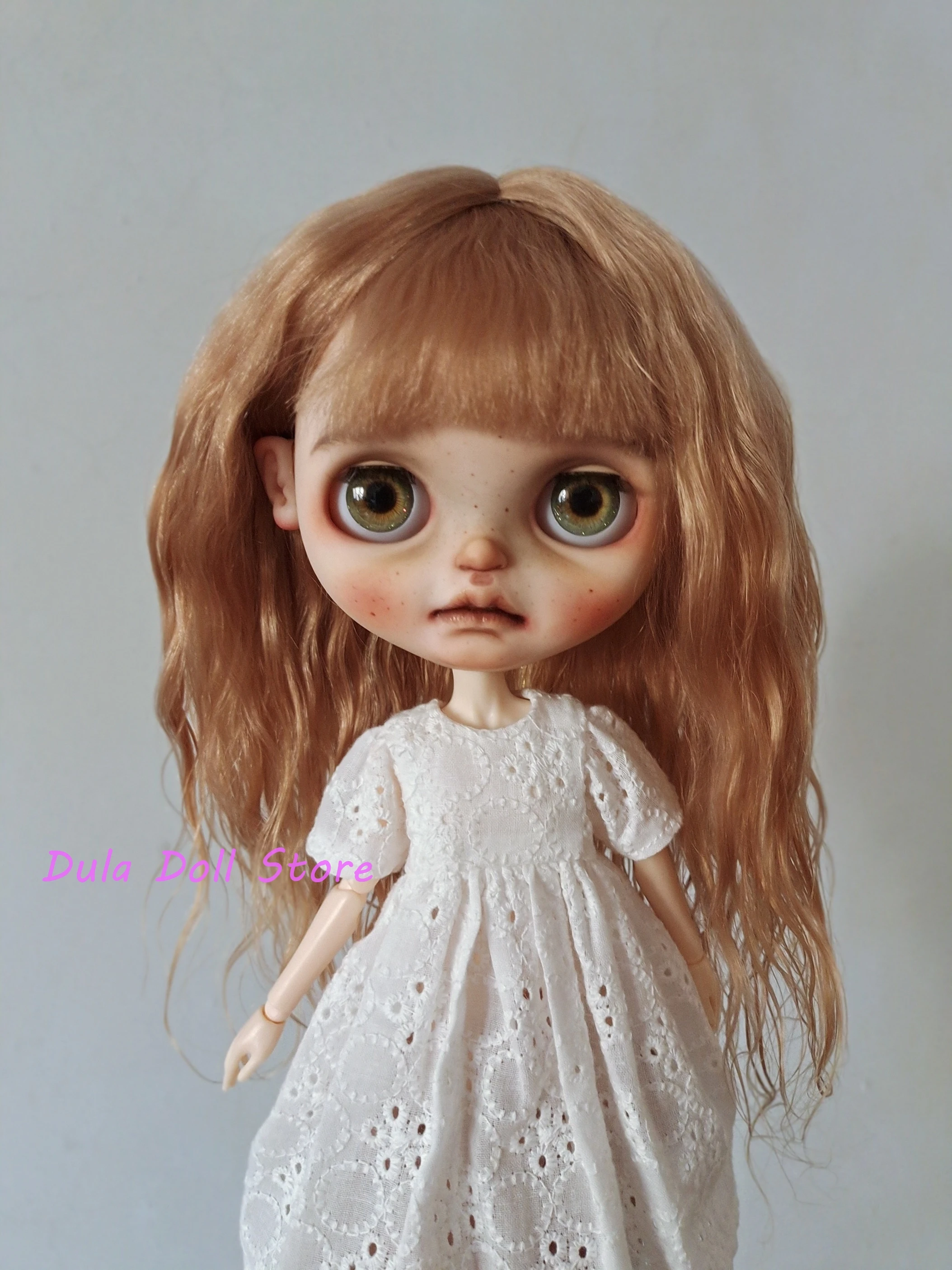 Dula store white dress for Blythe ob24