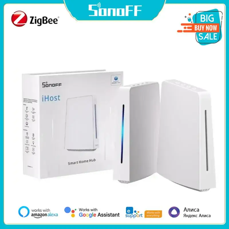 

SONOFF iHost Smart Home Hub AIBridge Local Private Server 2GB/4GB Zigbee Gateway Open API Smart Home System Local Control Device