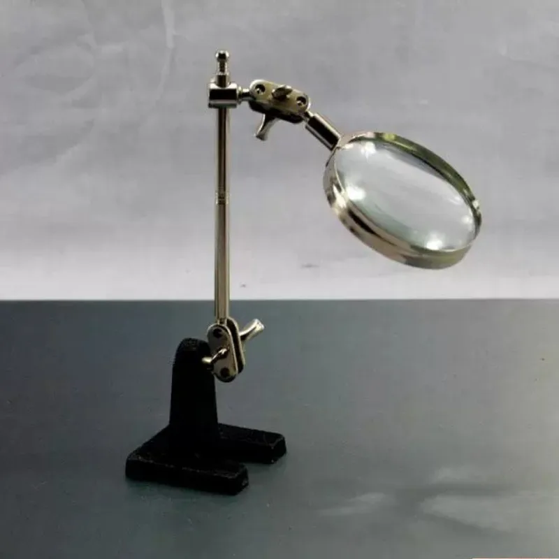 5x Professional Magnifying Glasses Adjustable to Any Angle Loupe Helping Hands Magnifier Glass