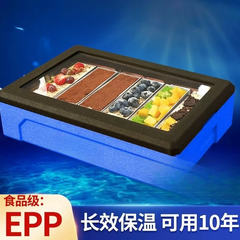 24L Foam Storage Box With Lid For Food Container Placement