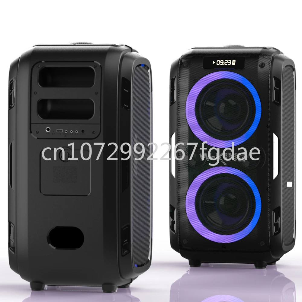 T9 Pro High-end Wireless Bluetooth Party Speaker, 120W Output, Two Microphones, Supporting Guitar Input