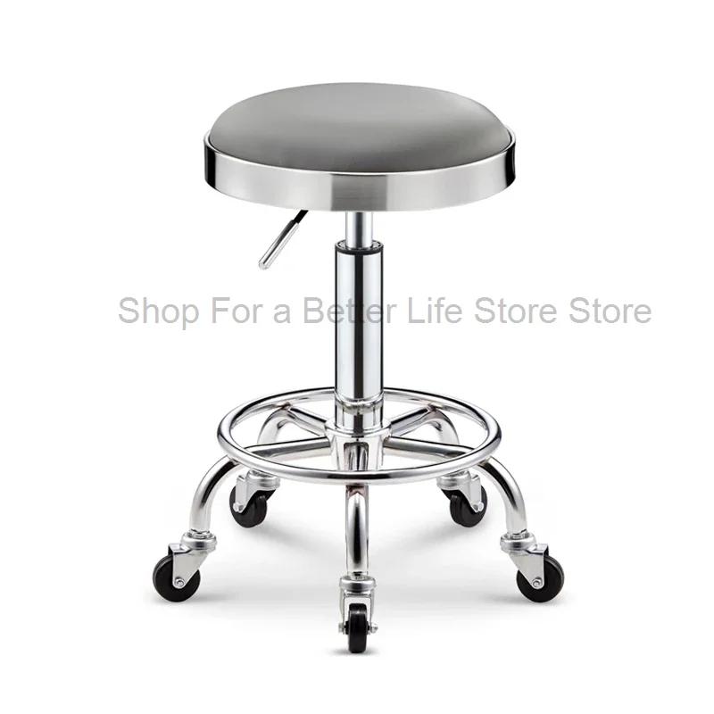 

Beauty Salons Barber Shops Chairs Hair Cutting Benches Rotating Lifting Circular Stools for Beauty Shops cadeiraSalon Furniture