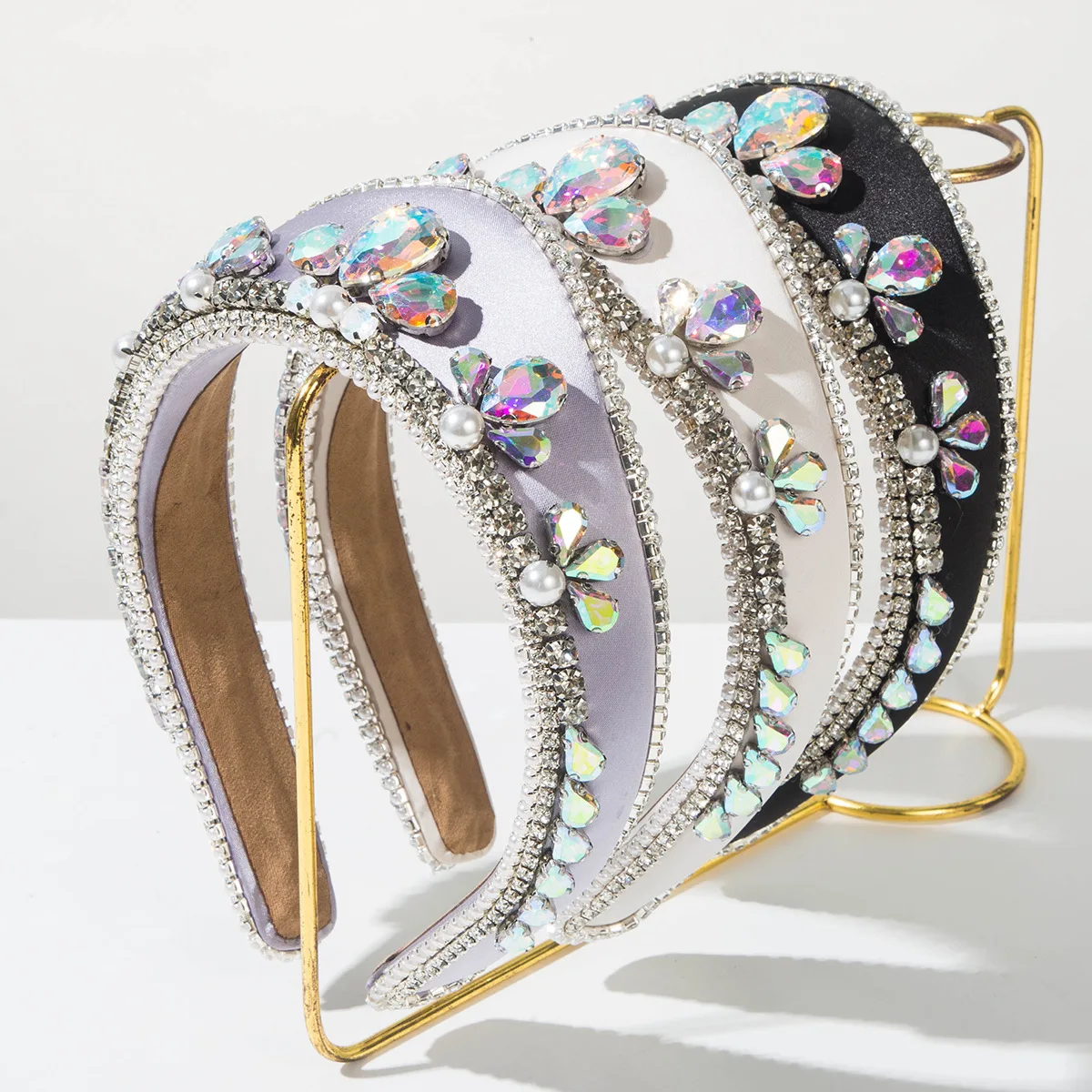 

Heming headband new fashion personality trend ins style crown headband temperament versatile niche design hair accessories