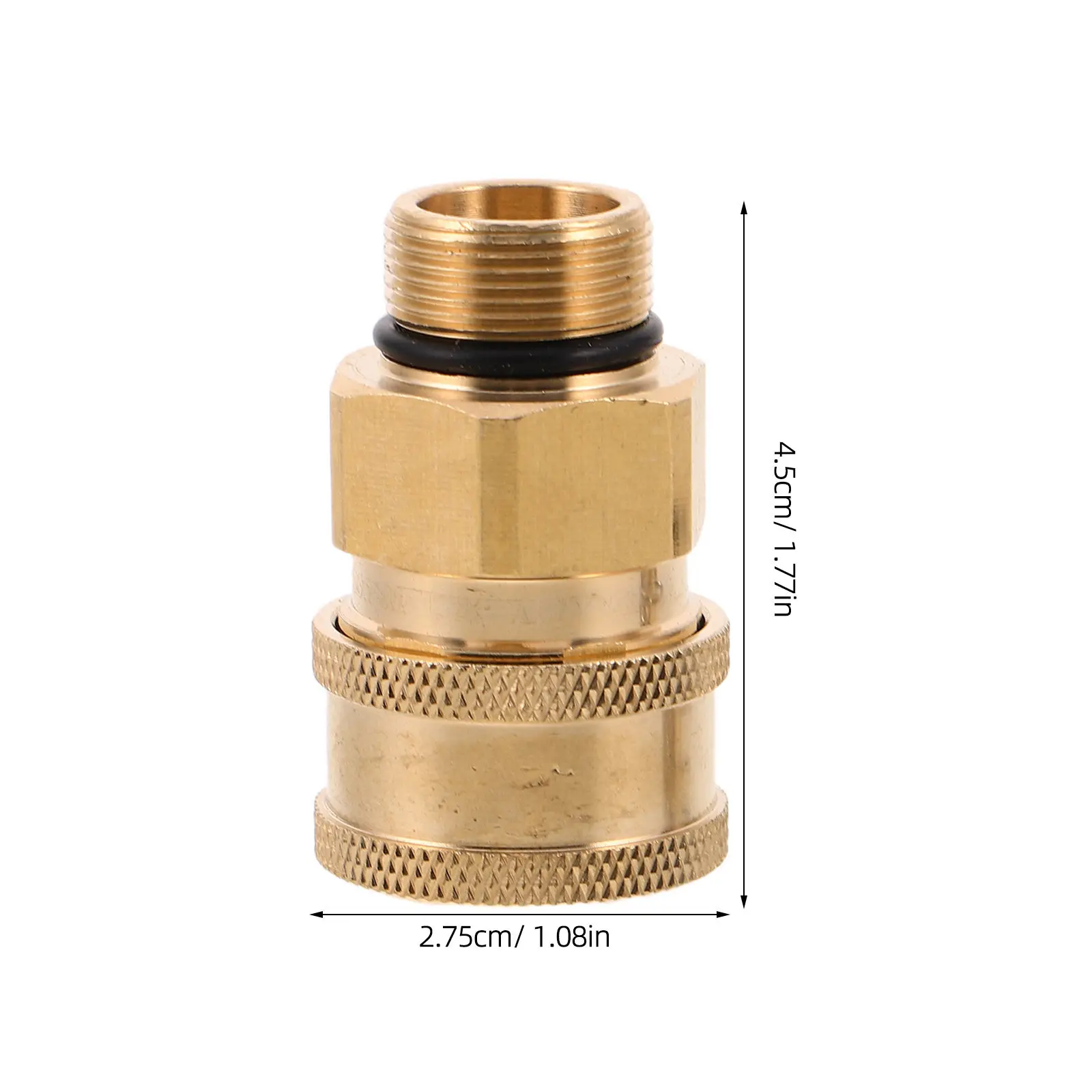 High Pressure Cleaner Connector Washer Hose Adapter Wahser Fittings Golden Outlet Accessory