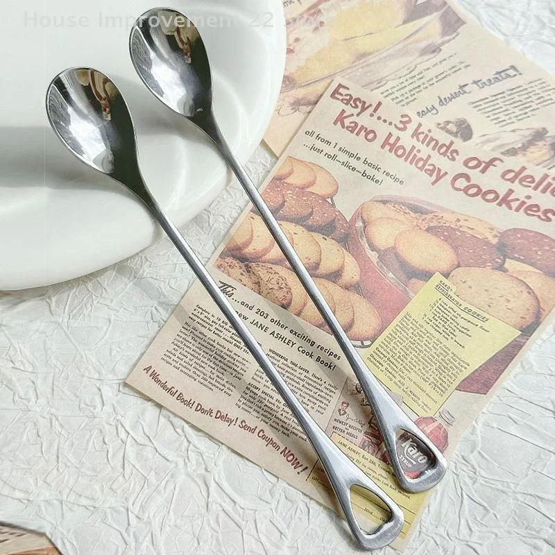 스테인레스 스틸 하트 디자인 국자 커피 차 혼합 숟가락 Flatware 디저트 스푼 음주 도구