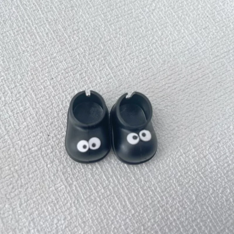 LABUBU-zapatos para muñecas de 1 a 3a generación, accesorios, bonitos y juguetones, ojos pequeños pintados a mano, zapatos coloridos, Botas de lluvia mixtas, 15/17cm