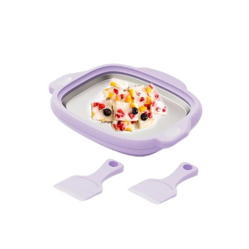 Macchina per gelato istantaneo Macchina per gelato arrotolata a piastra fredda Macchina per gelato