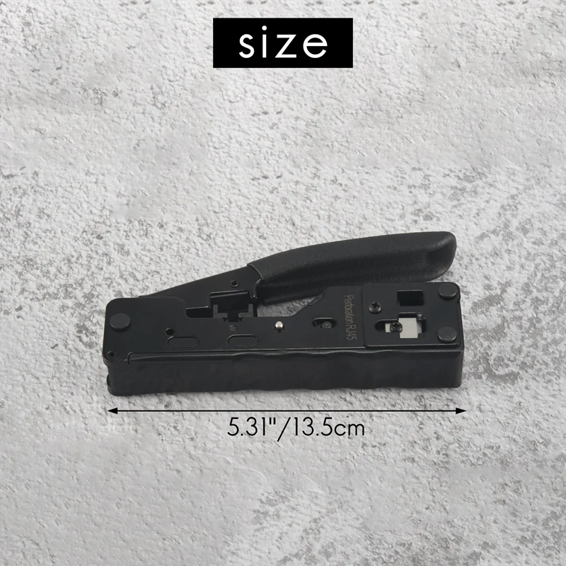 Cat5 Cat6 Cat7 Pass Through Crimper For RJ45 RJ12 RJ11 Network Connectors Modular Plugs Ethernet Cables EZ Crimp Tool