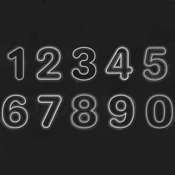 Custom Number 0 1 2 3 4 5 6 7 8 9 Neon Sign Light for Wedding Birthday Commemoration Day Lights Party Wall Decor Lights